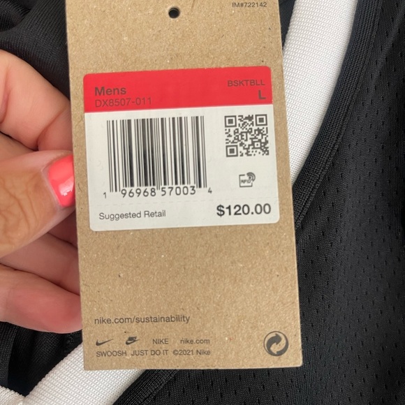 Nike Ja Morant Memphis Grizzlies Authentic Swingman City Jersey DX8507 011 Sz L - Picture 6 of 9